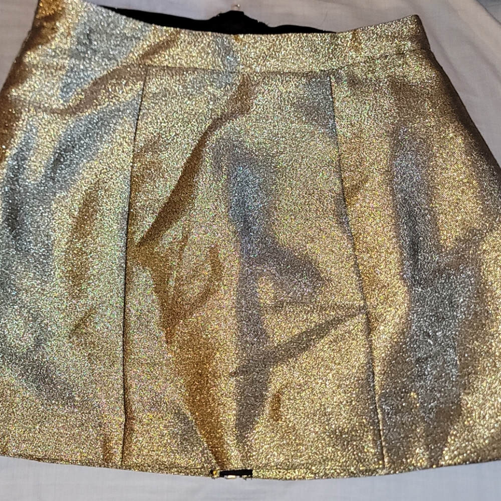 Gold  shimmer skirt
